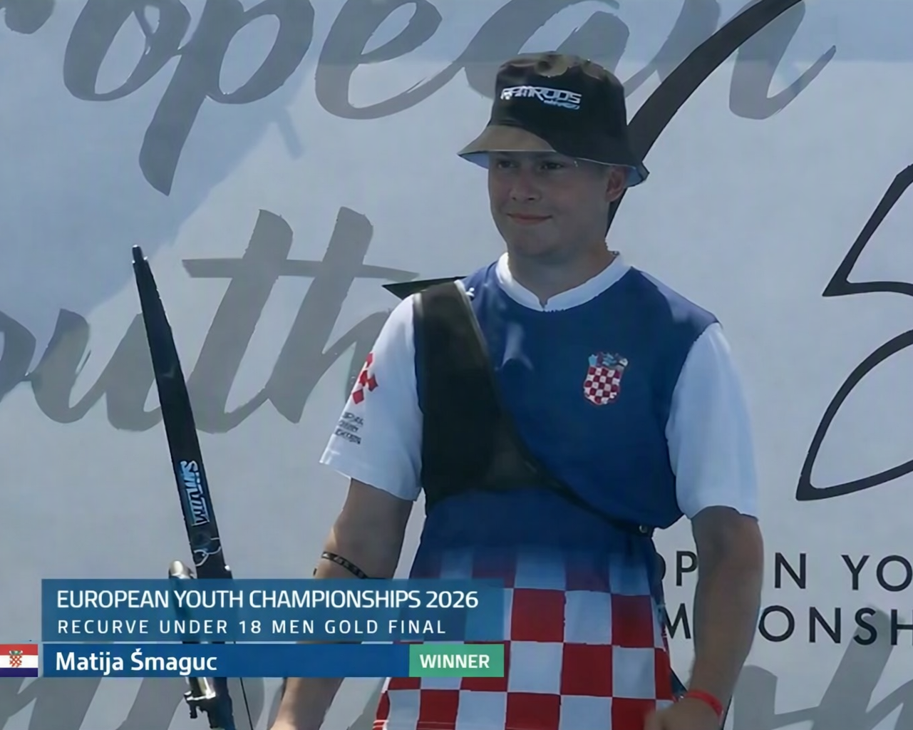 🥇 ZLATNI DEČKO HRVATSKOG STRELIČARSTVA – MATIJA ŠMAGUC PRVAK EUROPE!