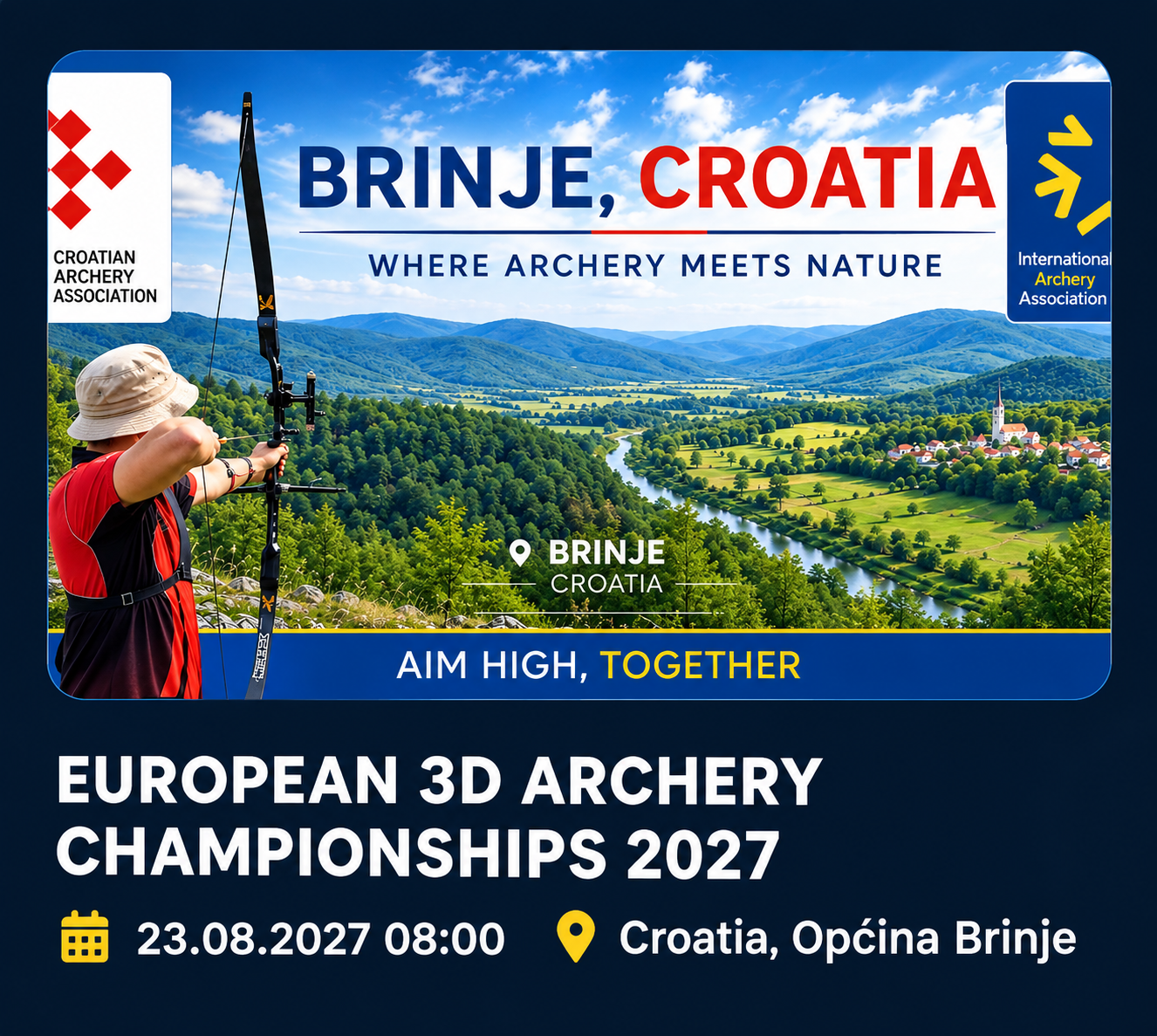 Europsko HDH-IAA 3D Prvenstvo 2027. stiže u Hrvatsku: Već pristiglo više od 250 prijava